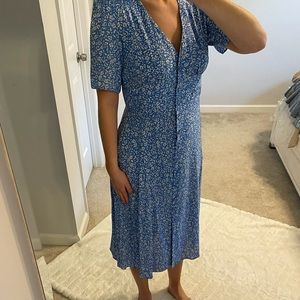Blue Midi Dress